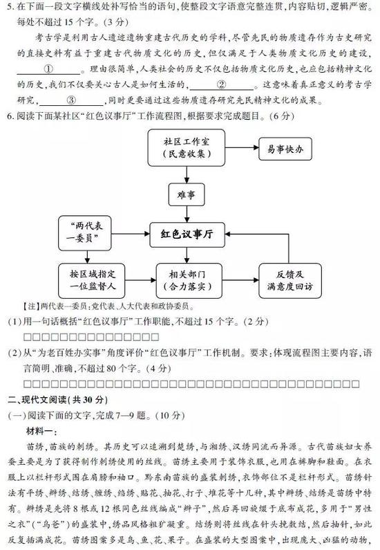 2019年高考語(yǔ)文真題及參考答案（浙江卷）1